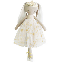 Personalised Alimrose Billie Princess Bunny - Gold