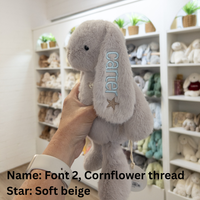 Personalised Graduation Bunny & Jumper - Beige OS