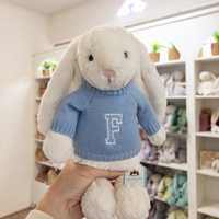 Mum & Bub Jellycat Bunny & Blue Jumper Gift Set