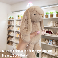 Personalised Graduation Bunny & Jumper - Caramel