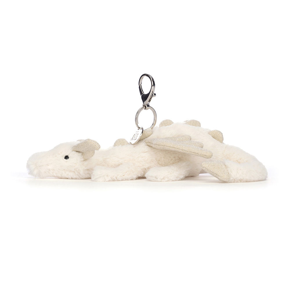 Jellycat Bag Charm - Snow Dragon