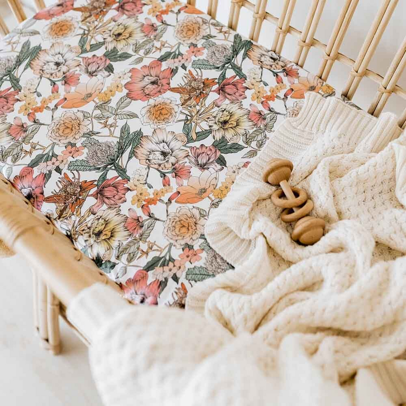 Snuggle Hunny Personalised Baby Blanket - Cream