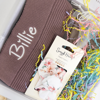 Personalised Bunny & Blanket Gift Hamper - Beige Jellycat Bunny