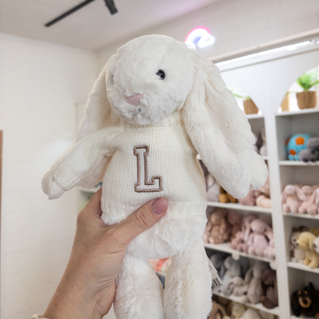 Personalised Stone Blanket & Jellycat Bunny