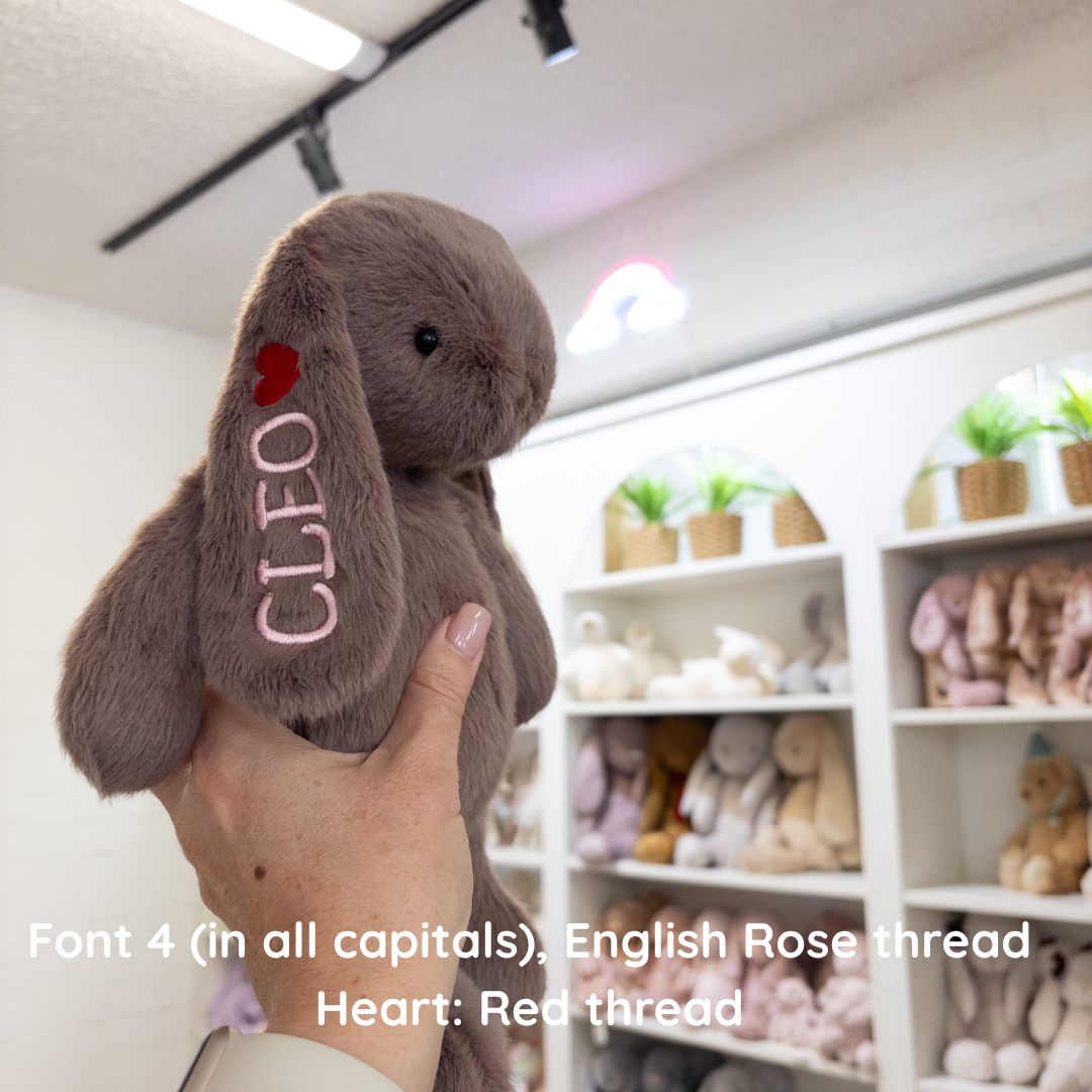 Personalised Snuggle Bunnies - Spice 30cm