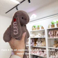 Personalised Snuggle Bunnies - Spice 30cm