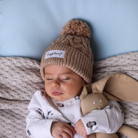 Snuggle Hunny Organic Knit Beanie | Hazelnut