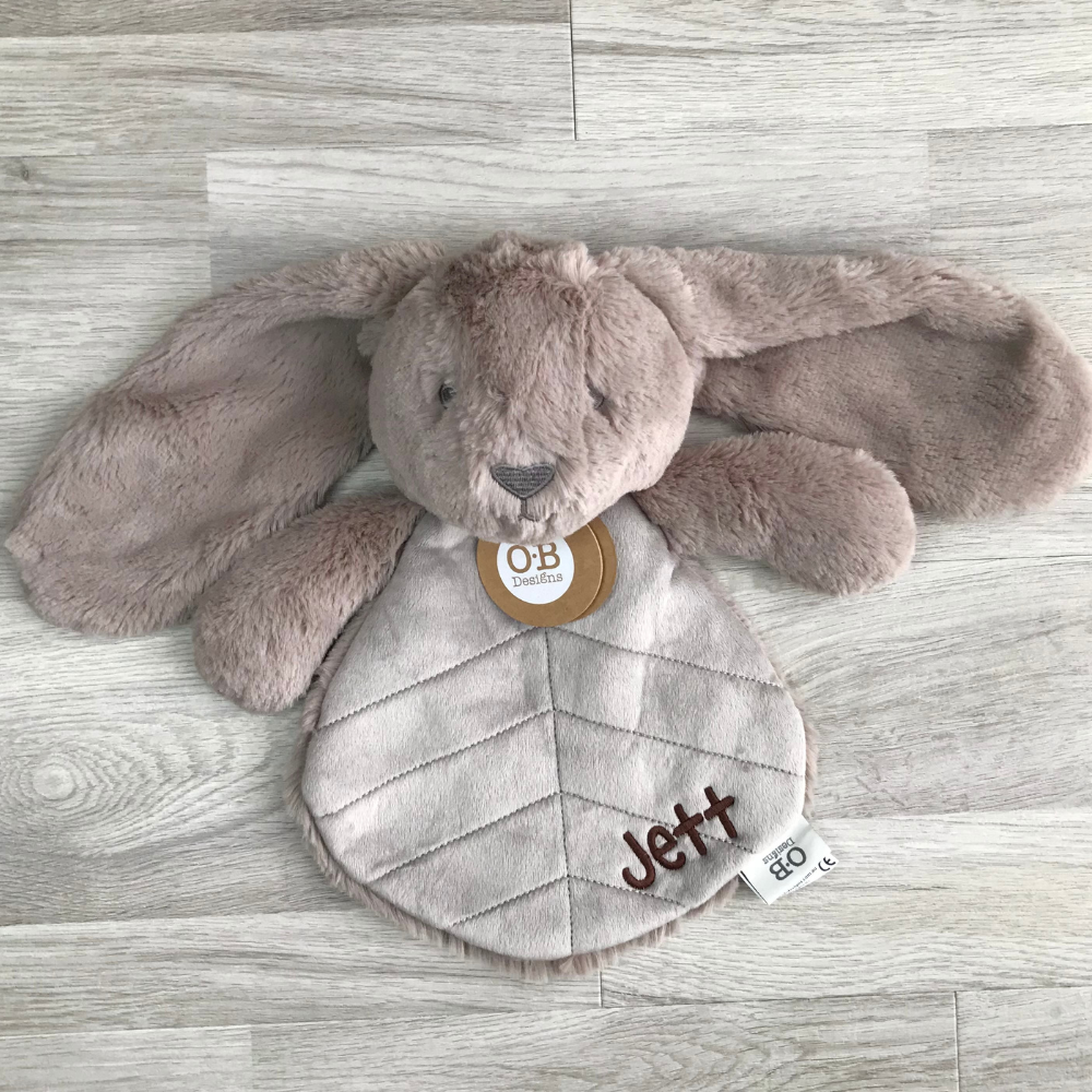 Personalised Byron Bunny Comforter - Earth Taupe