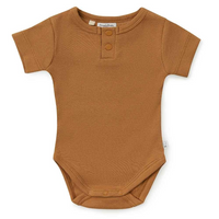 Snuggle Hunny Short Sleeve Bodysuit | Chestnut