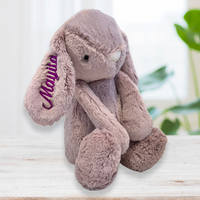 Personalised Jamie Kay Snuggle Bunnies - Penelope the Bunny 30cm Blossom