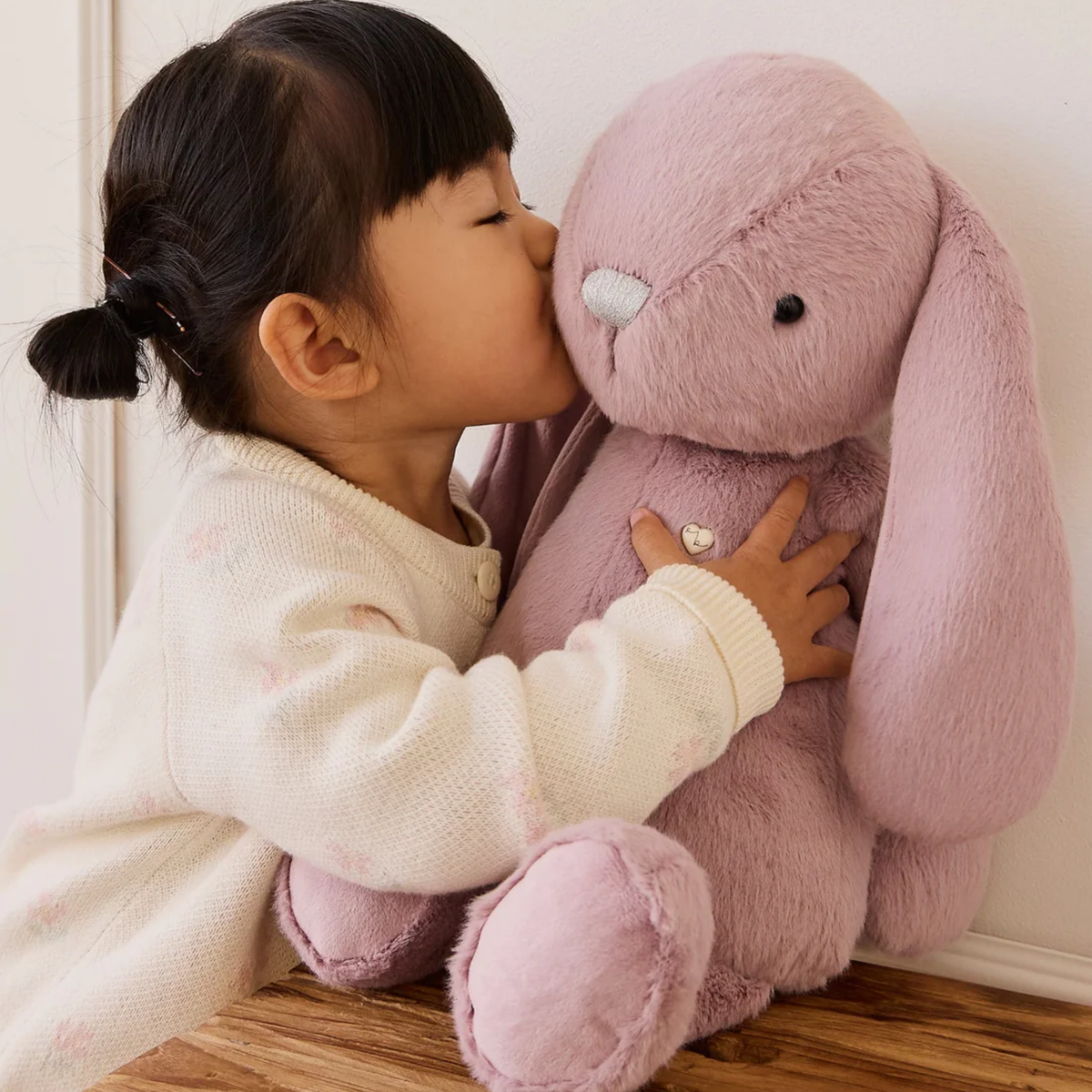 NEW Personalised Snuggle Bunnies - Periwinkle 45cm