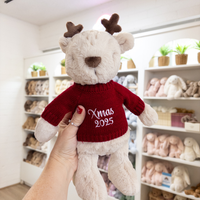 Snuggle Bunnies - Fable the Fawn Christmas Deer