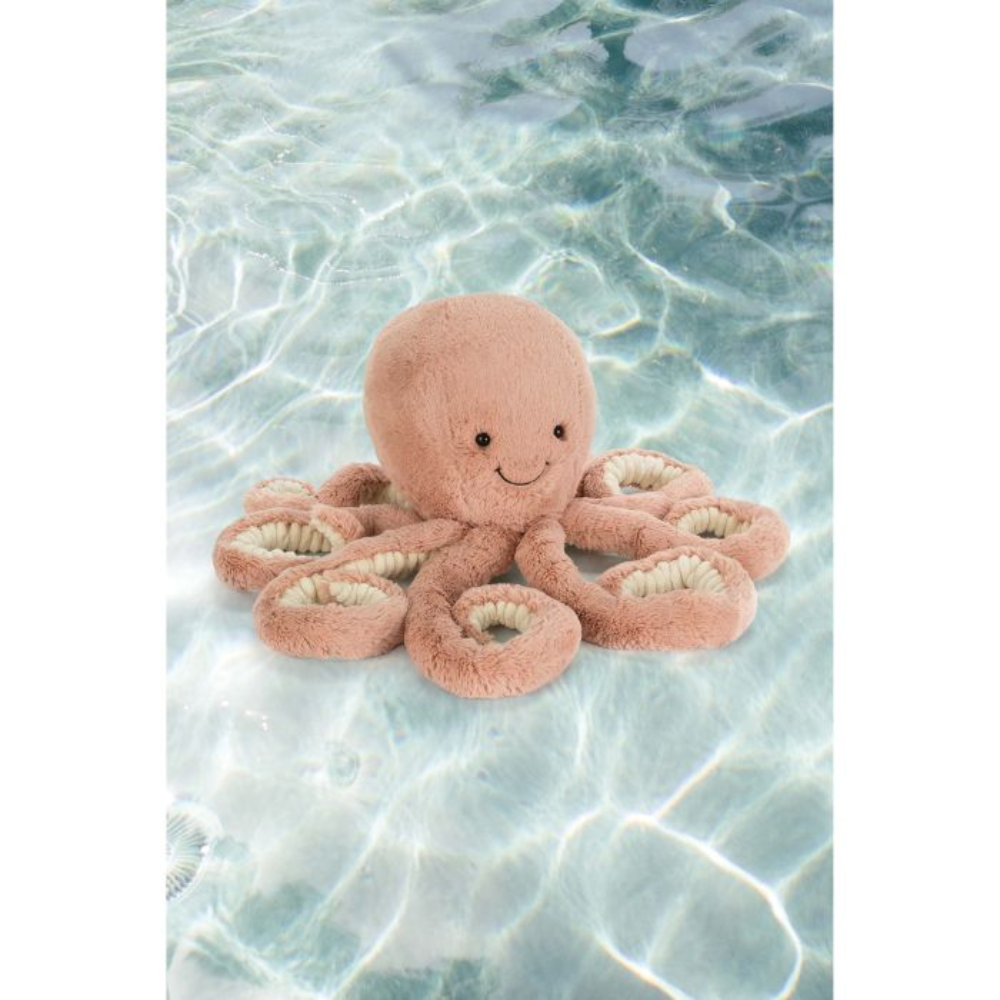 Jellycat Odell Octopus Small Pink Bunny Co