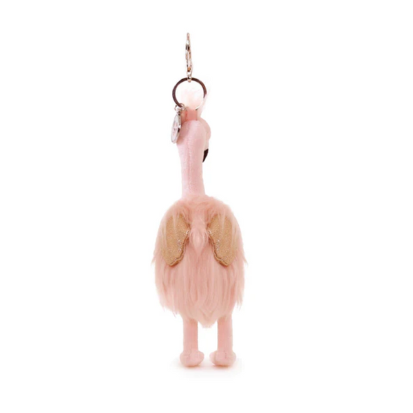 OB Designs Bag Charm -Gloria Flamingo