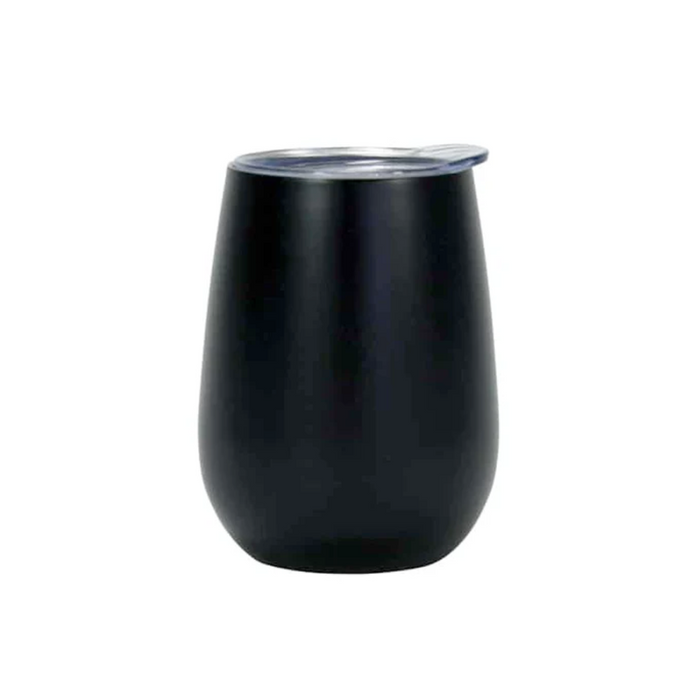 Wine Tumbler – Double Walled – Black