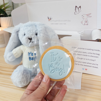 Gender Reveal Set - OB Designs Bunny Pink & Blue