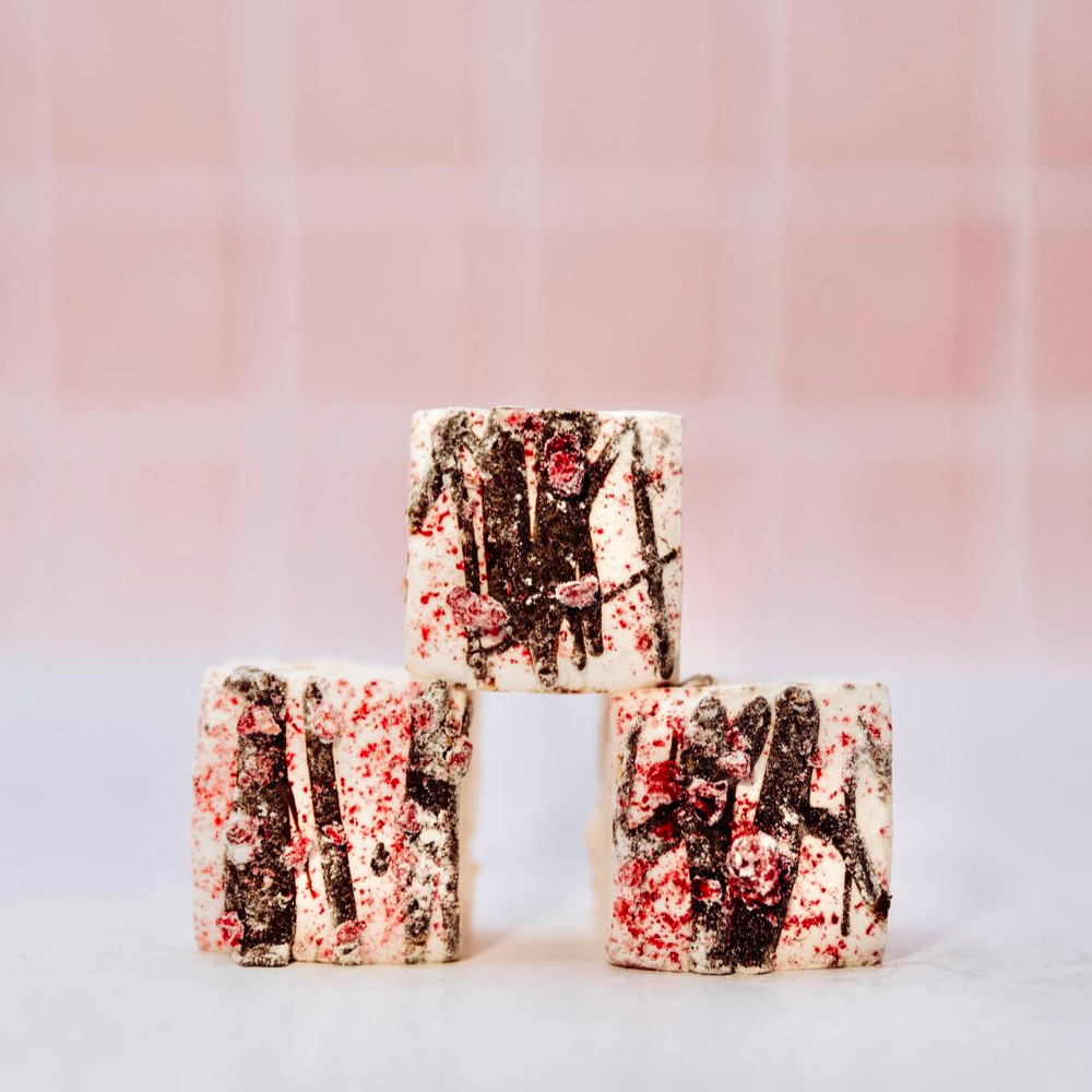 Cloudy Confections Marshmallow | Raspberry dark chocolate