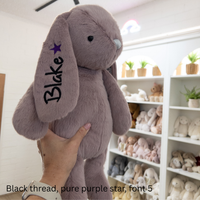 NEW Personalised Snuggle Bunnies - Periwinkle 45cm