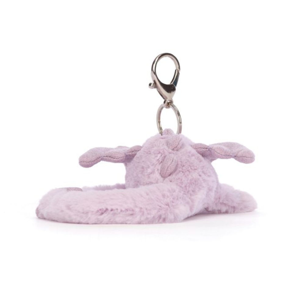 Jellycat Bag Charm - Lavender Dragon