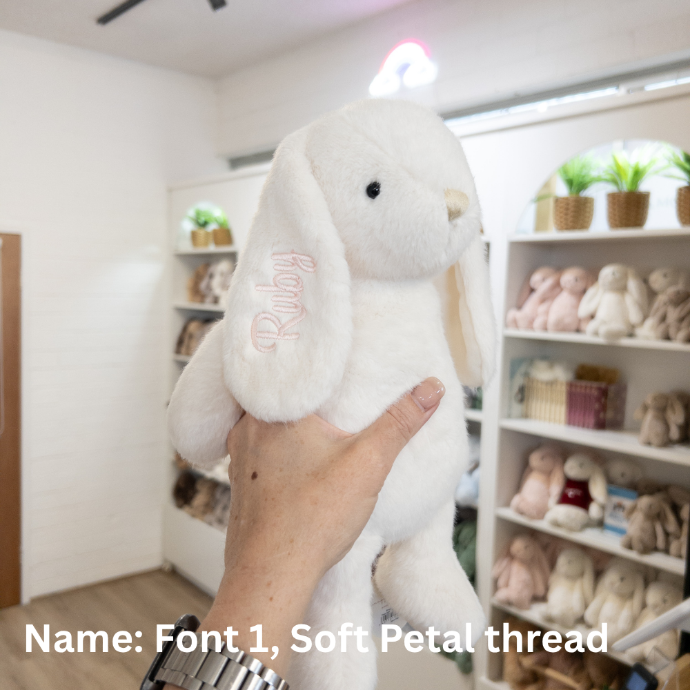 Personalised Bunny & Blanket Gift Hamper - Marshmallow Rosewater