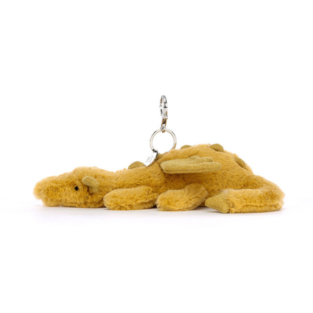 Jellycat Bag Charm - Golden Dragon