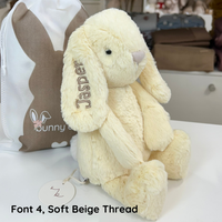 Personalised Jamie Kay Snuggle Bunnies - Penelope the Bunny 30cm -Anise