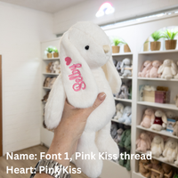 Personalised Bunny & Blanket Gift Hamper - Marshmallow Milk