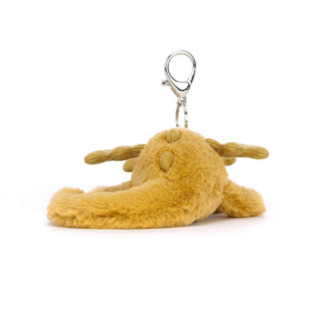 Jellycat Bag Charm - Golden Dragon