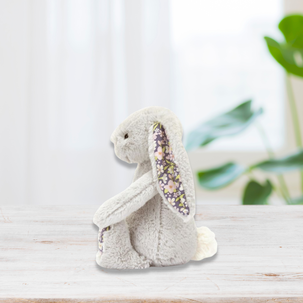 Personalised Jellycat Blossom Silver Bunny -Bloom (SMALL)