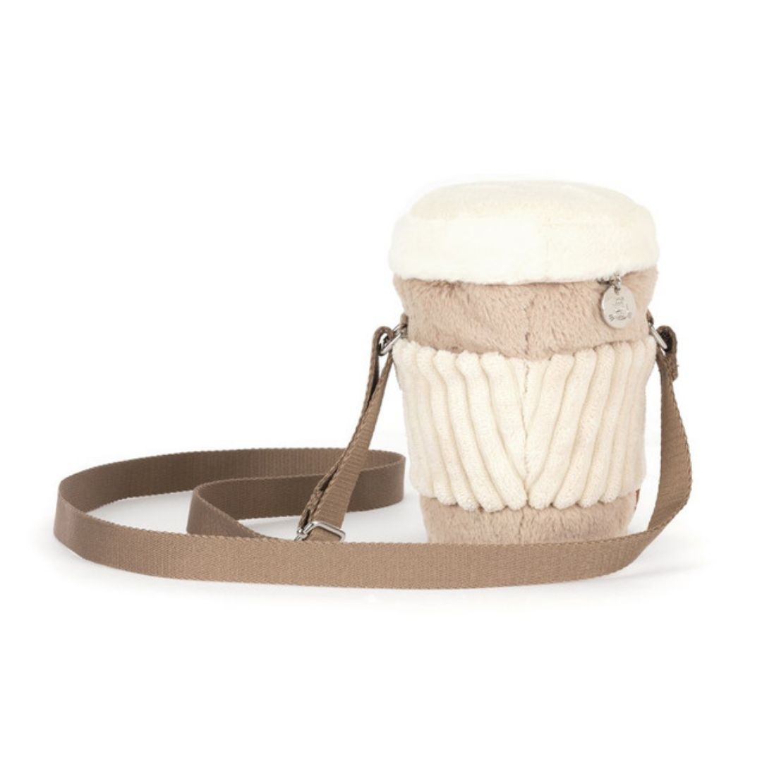 Jellycat Amuseables Perkle Coffee Shoulder Bag