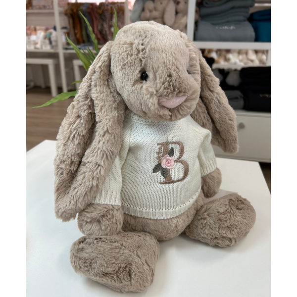 Personalised Bunny Jumpers - Cream (LARGE)