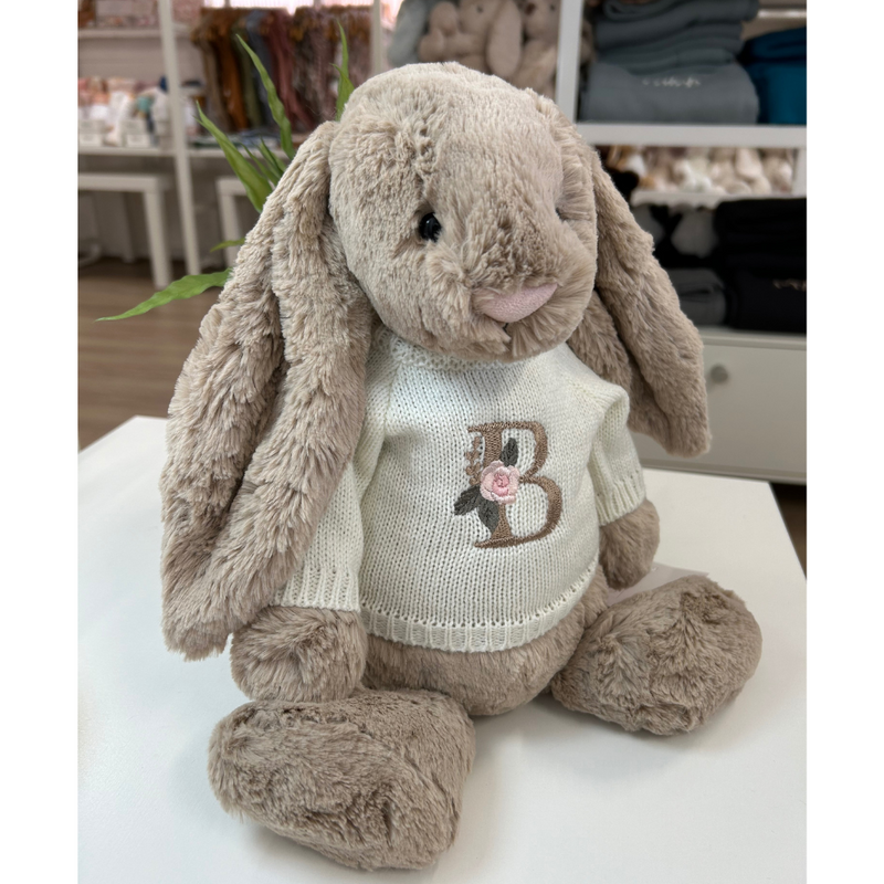 Personalised Bunny Jumpers - Cream (LARGE)