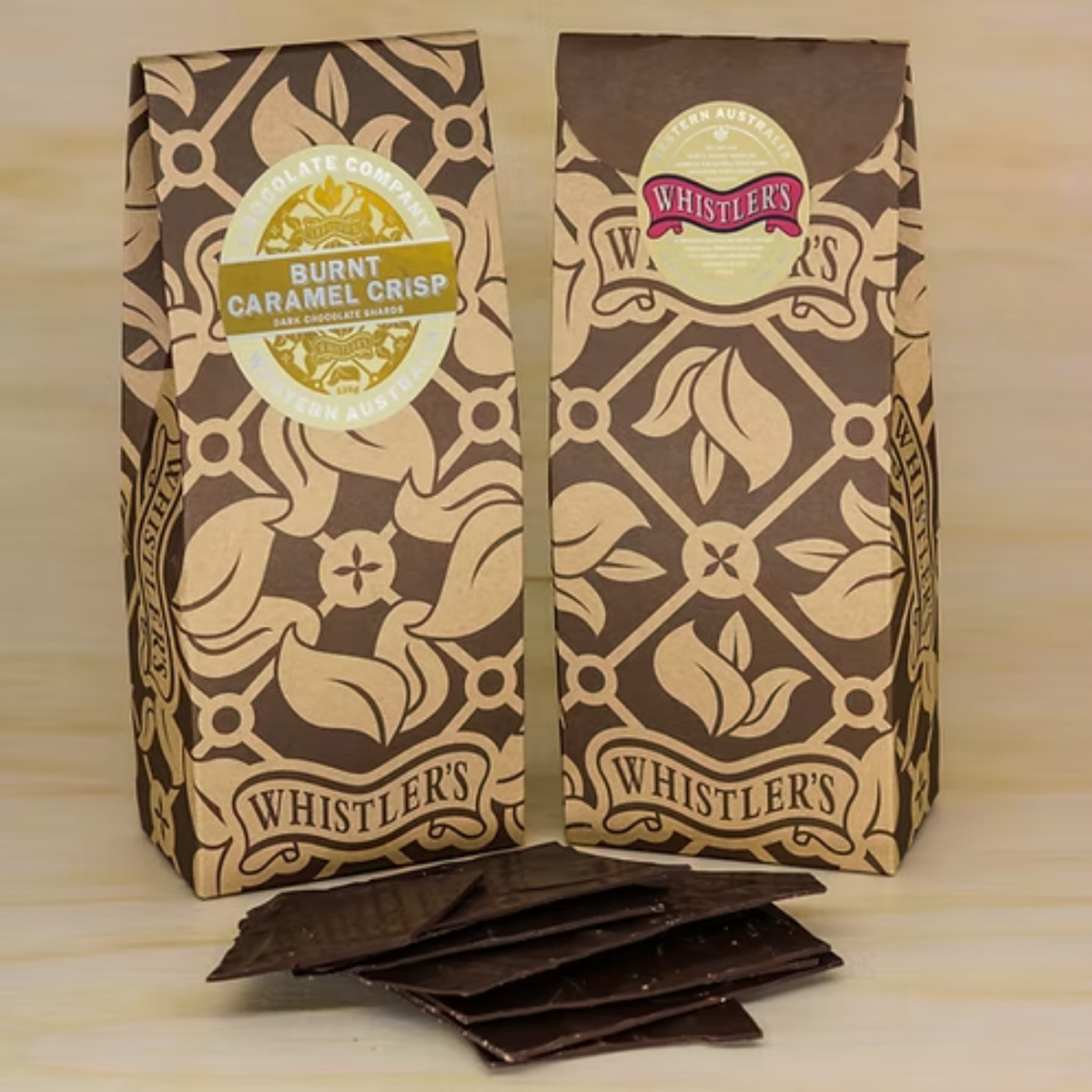 Whistler's - Burnt Caramel Crisp Bark 120g