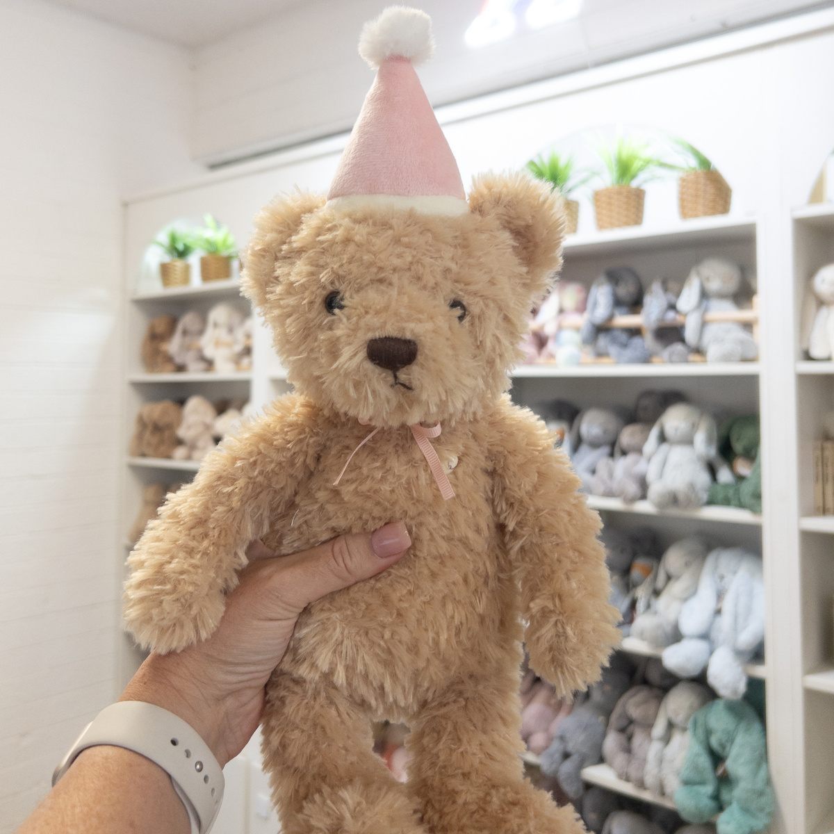 Snuggle Bunnies Birthday Arthur Bear - Pink