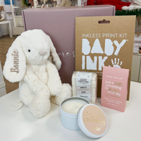 Mum & Bub Newborn Gift Set - Marshmallow Snuggle Bunny