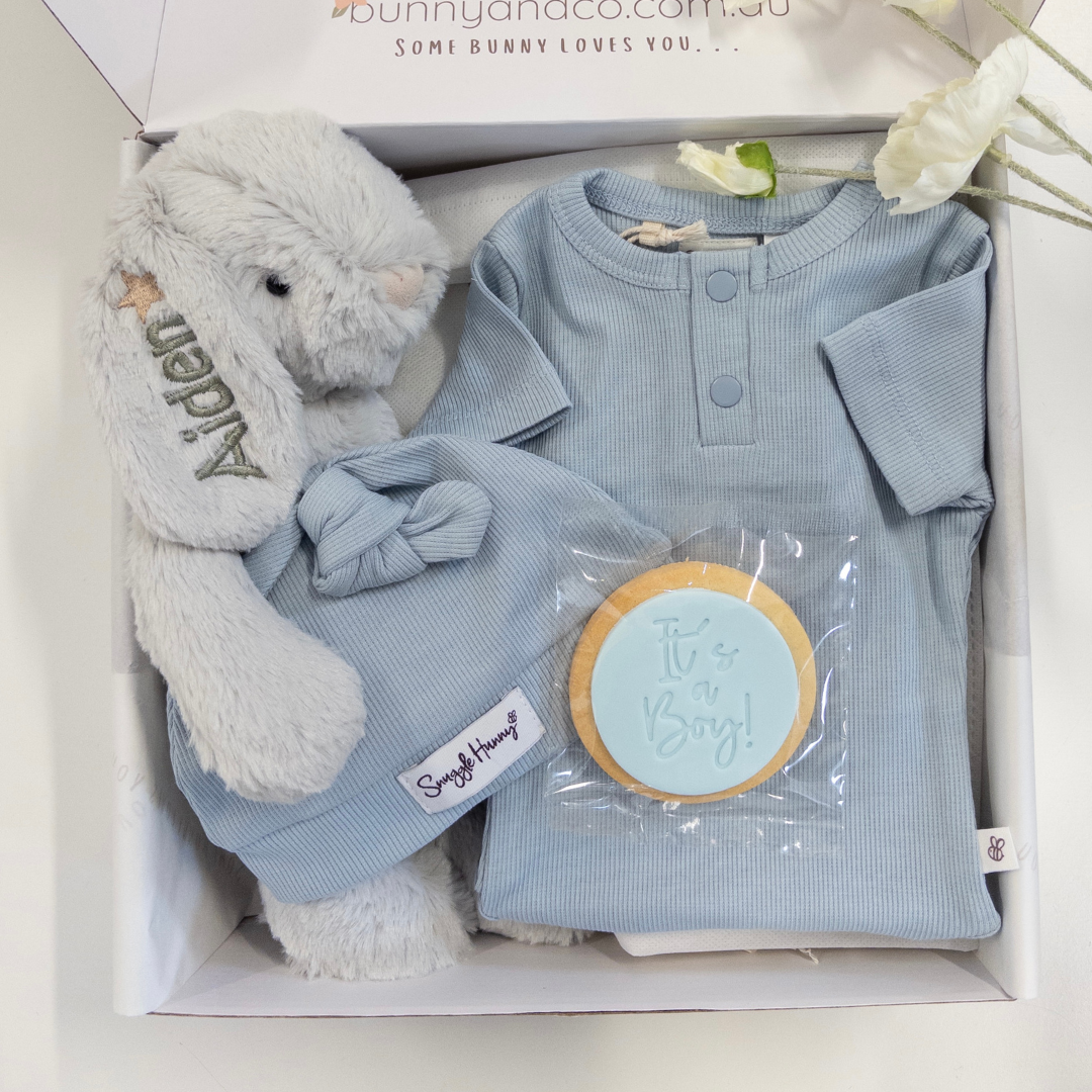 Personalised Welcome Baby Snuggle Box - Moonbeam