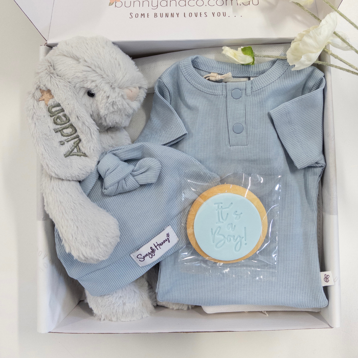 Personalised Welcome Baby Snuggle Box - Moonbeam