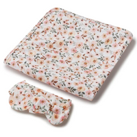 Snuggle Hunny Jersey Wrap & Topknot Set | Spring Floral