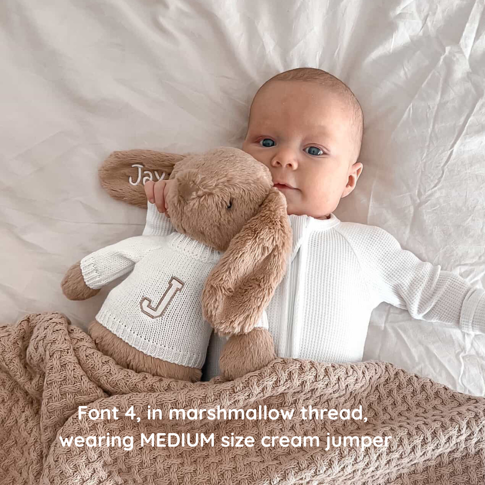 Personalised Snuggle Bunnies - Caramel 30cm