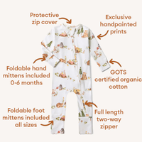 Snuggle Hunny Organic Growsuit | Bears