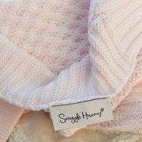 Snuggle Hunny - Personalised Knit Blanket | Baby Pink
