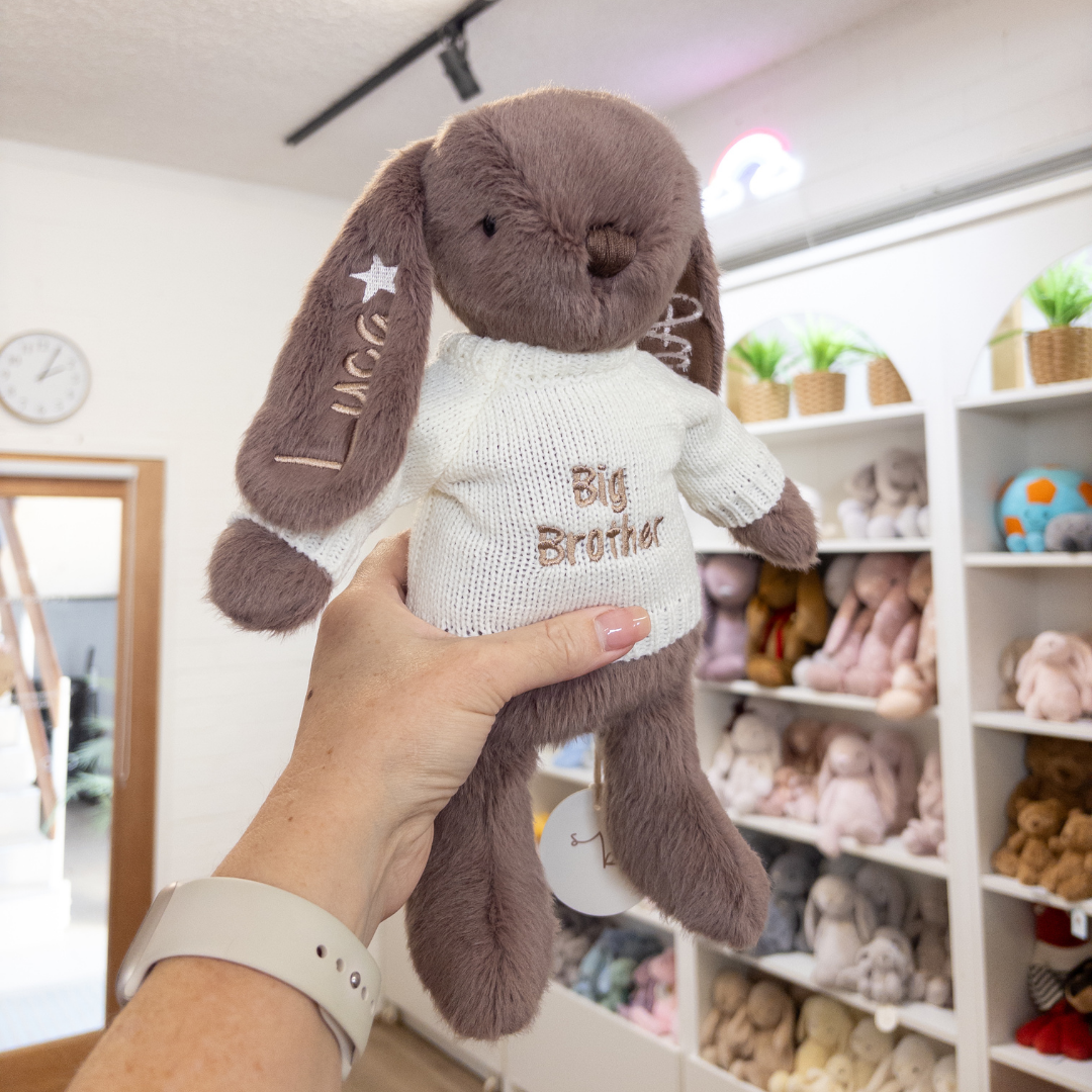 Big Brother Bunny & Jumper - Spice 30cm
