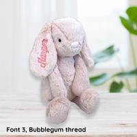 Personalised Jamie Kay Snuggle Bunnies - Penelope the Bunny Blush 30cm