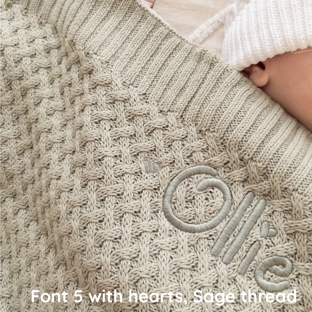 Snuggle Hunny - Personalised Knit Blanket | Dewkist