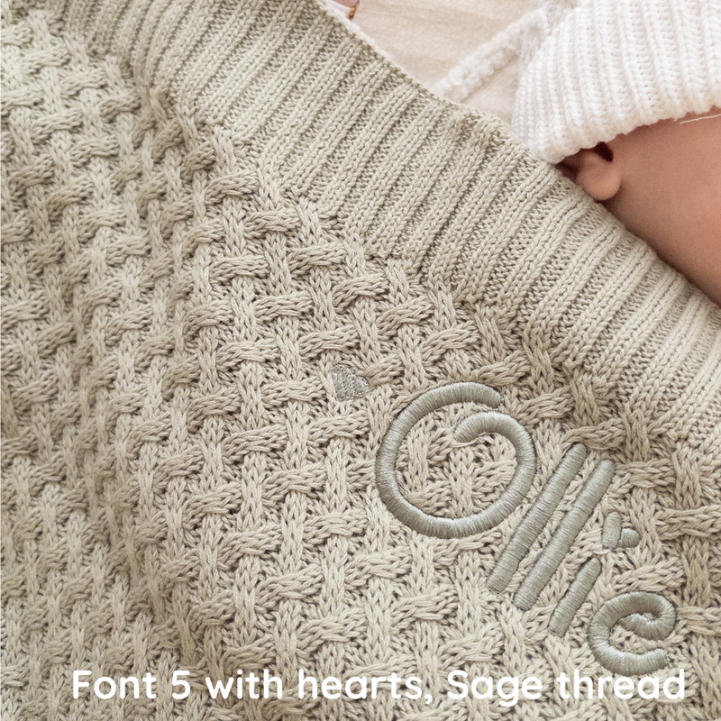 Snuggle Hunny - Personalised Knit Blanket | Dewkist