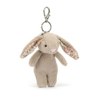 Personalised Jellycat Bag Charm - Bea Beige Blossom