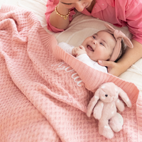 Snuggle Hunny - Personalised Knit Blanket | Rosa