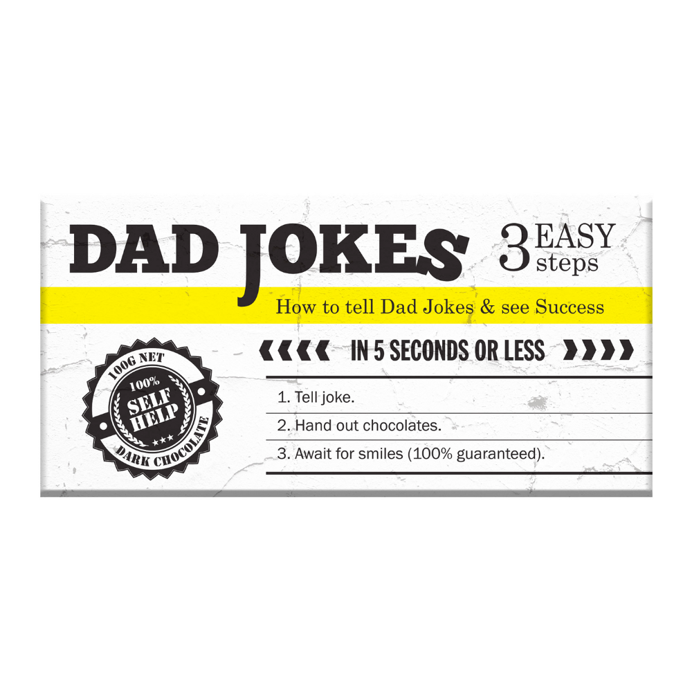Dad Jokes  - Milk Chocolate Bar