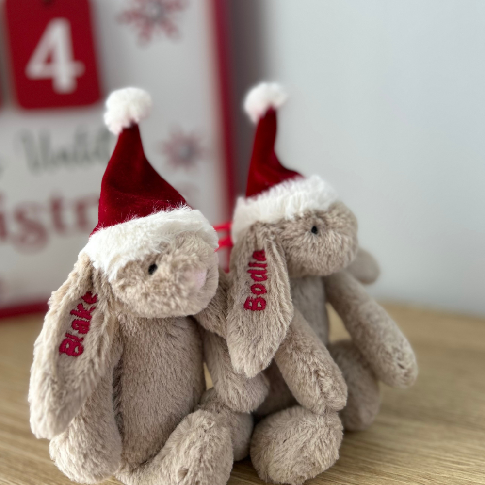 Beige Jellycat Bunny Christmas Tree Decoration (AVAILABLE NOV 24)