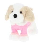 KeelEco Puppy in Pink Outfit - Shitzu